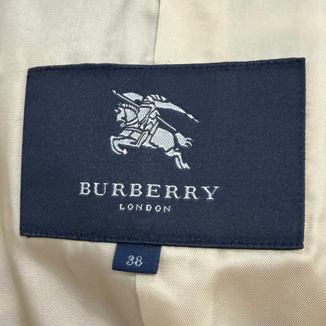 Great BURBERRY LONDON coat black wool Women 38 FN056-051-09