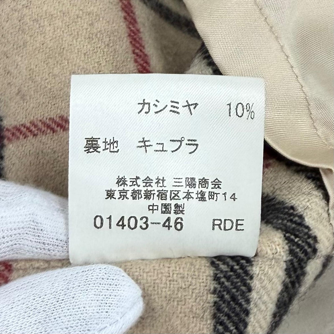 Great BURBERRY LONDON coat black wool Women 38 FN056-051-09