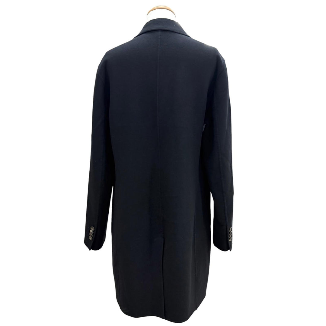 Great Salvatore Ferragamo Chester coat Single logo button black Virgin wool 52