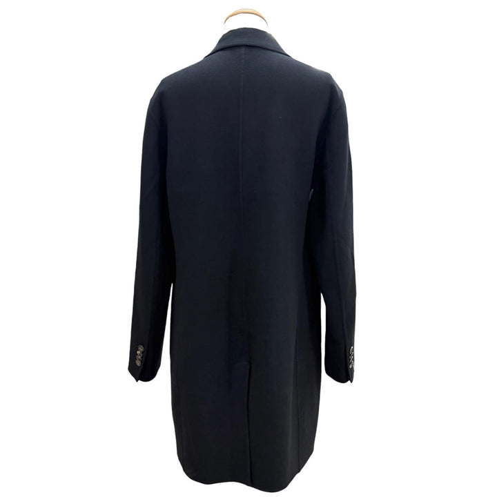 Great Salvatore Ferragamo Chester coat Single logo button black Virgin wool 52