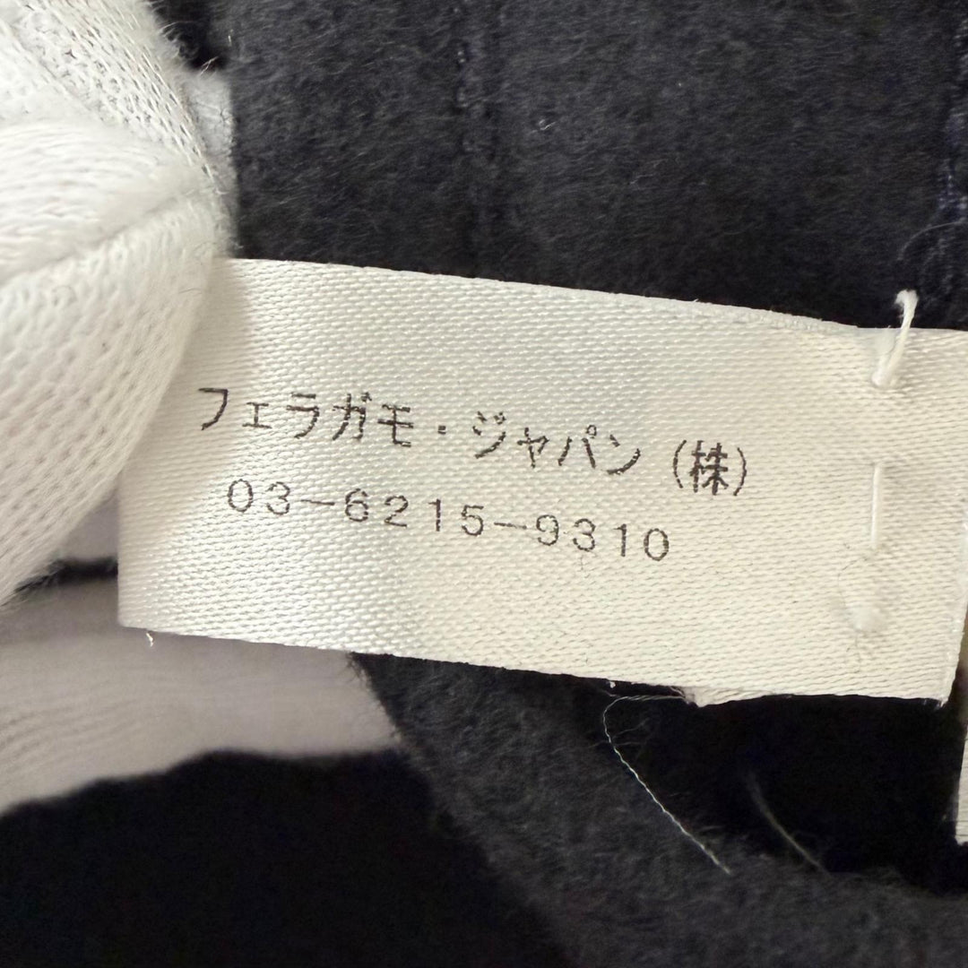 Great Salvatore Ferragamo Duffel coat Toggle button elbow patch charcoal