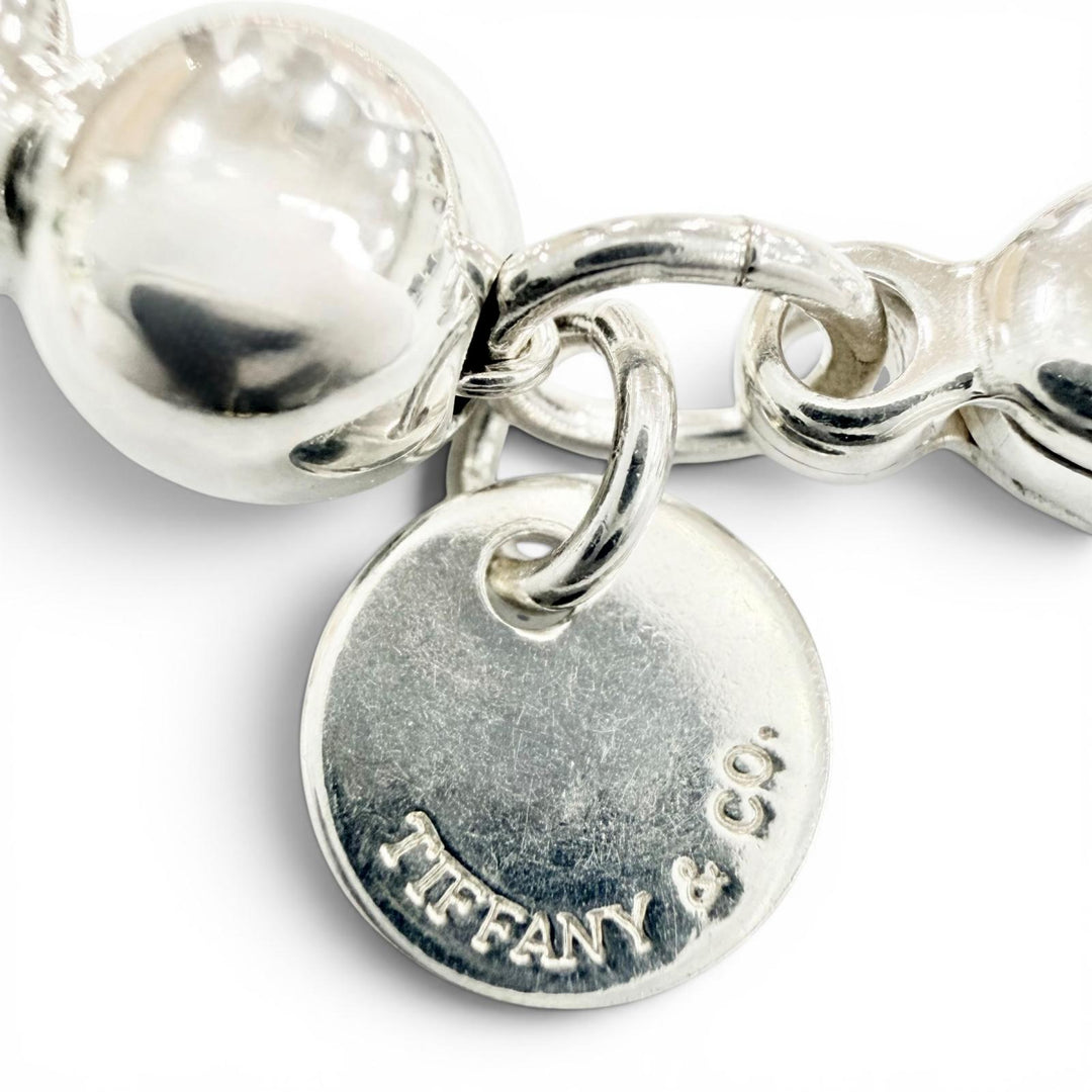 Excellent TIFFANY&Co. Necklace Hardware Graduated Ball Necklace Silver 925 Women