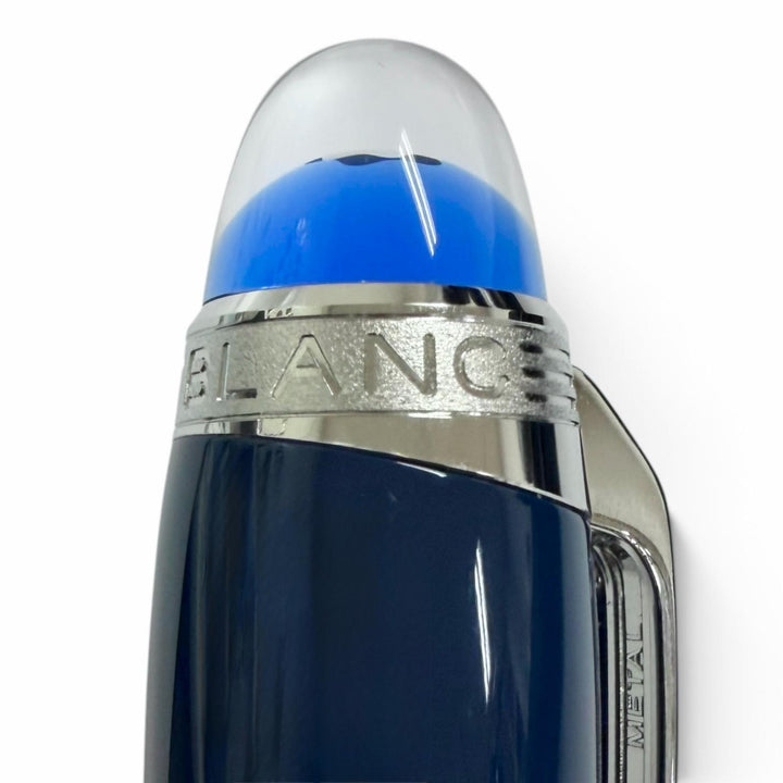 Excellent MONTBLANC Ballpoint pen Starwalker Blue Planet blue mens