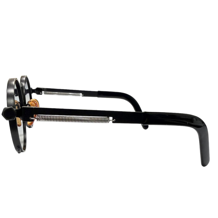 Great JEAN-PAUL GAULTIER sunglasses Spring Temple Round Frame black