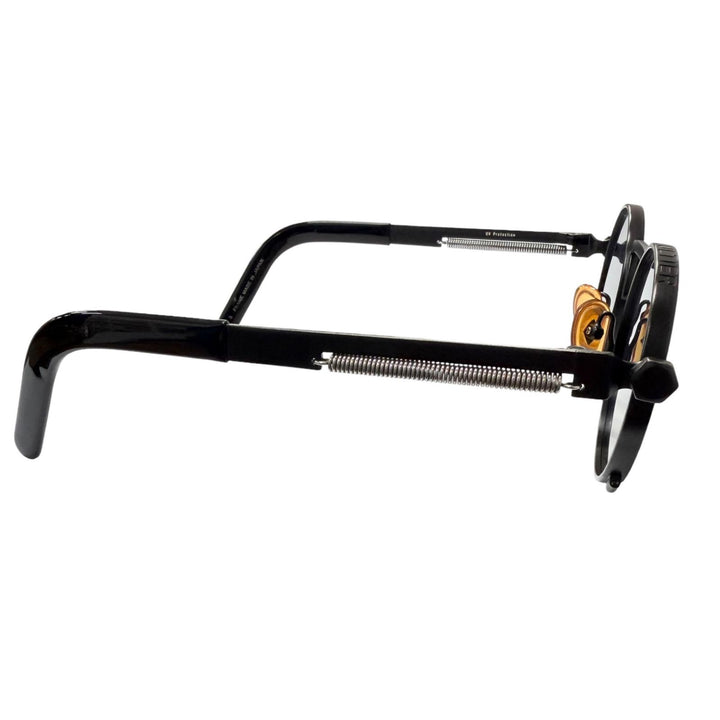 Great JEAN-PAUL GAULTIER sunglasses Spring Temple Round Frame black