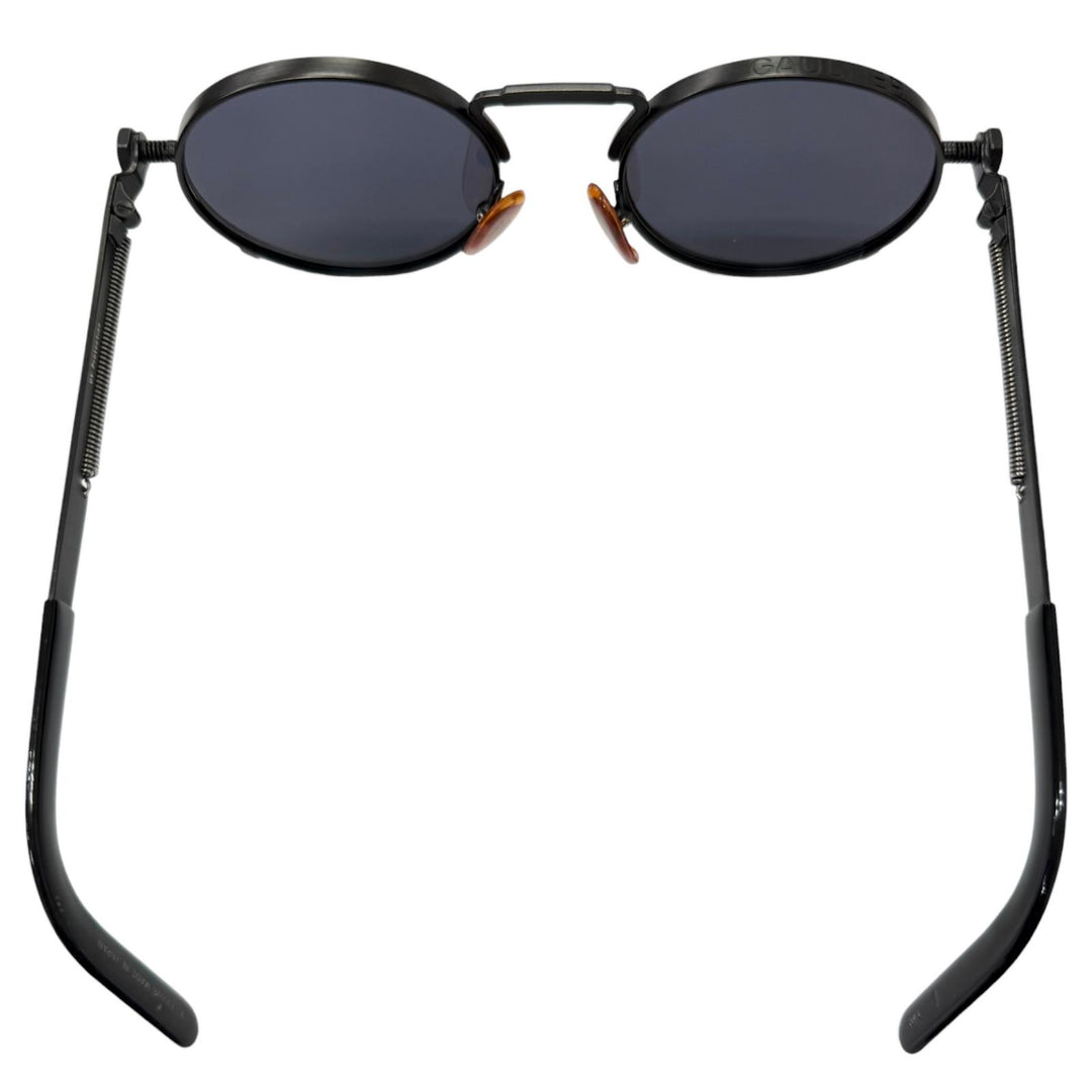 Great JEAN-PAUL GAULTIER sunglasses Spring Temple Round Frame black