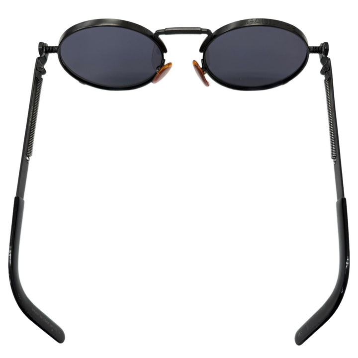 Great JEAN-PAUL GAULTIER sunglasses Spring Temple Round Frame black