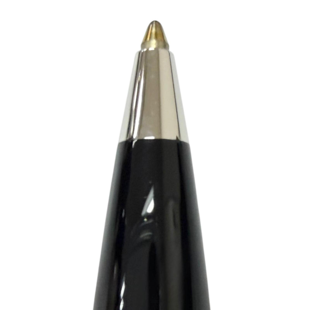 Excellent MONTBLANC Ballpoint pen BOHEME Twist type black Blue Gemstone mens