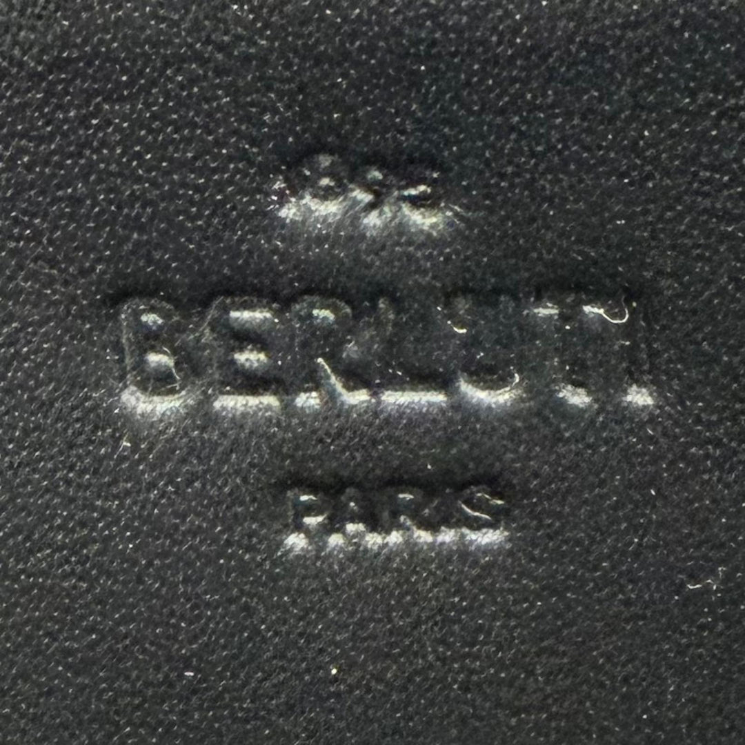 Excellent BERLUTI Purse Itauba Current model: Calligraphy Round Zip Long Wallet