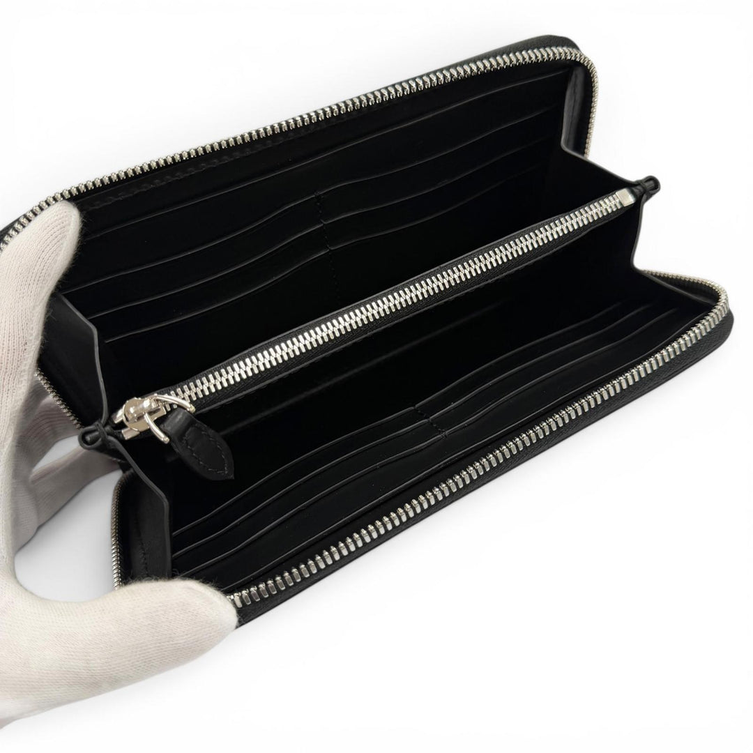 Excellent BERLUTI Purse Itauba Current model: Calligraphy Round Zip Long Wallet
