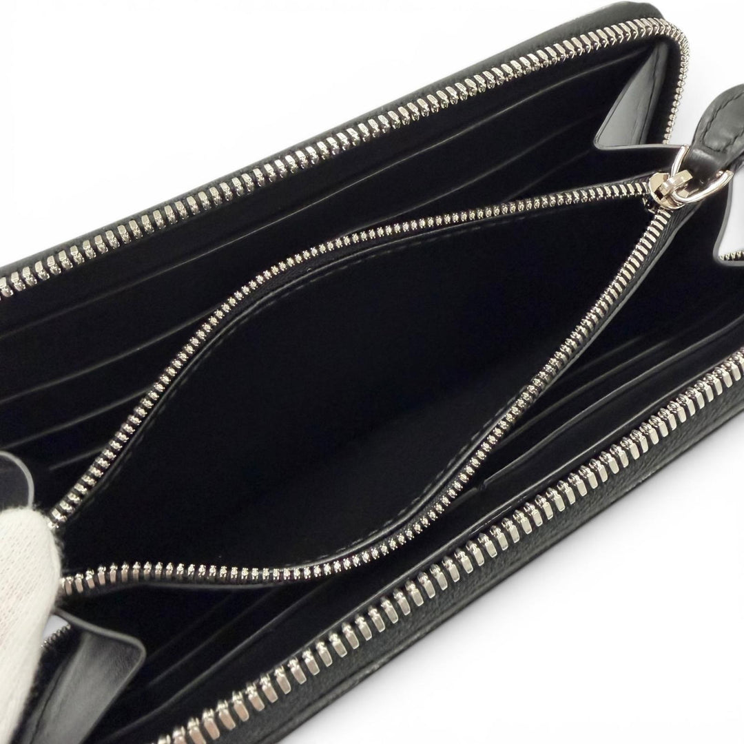 Excellent BERLUTI Purse Itauba Current model: Calligraphy Round Zip Long Wallet