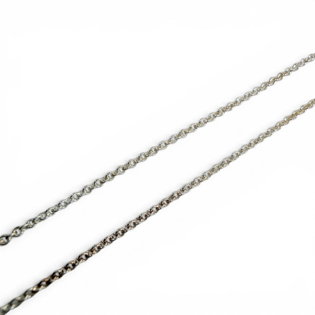 Excellent TIFFANY&Co. By the Yard 1P Diamond Necklace frame diameter 0.2""
