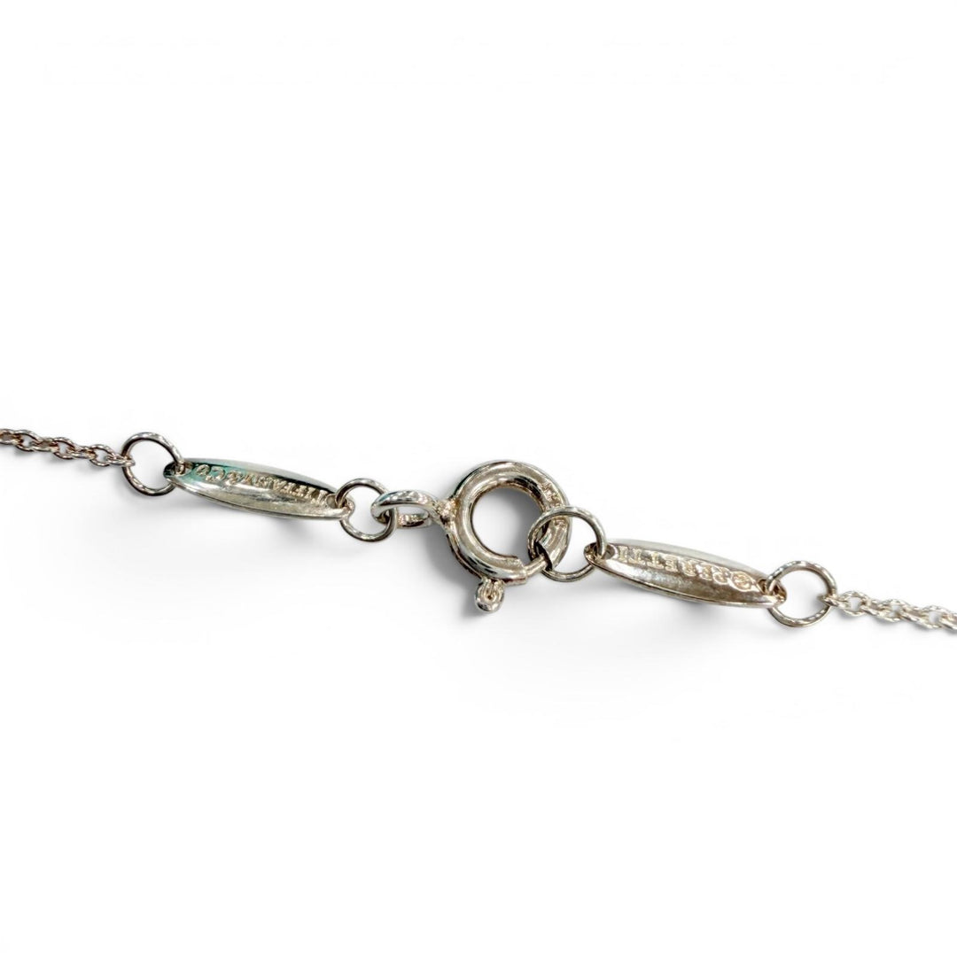 Excellent TIFFANY&Co. By the Yard 1P Diamond Necklace frame diameter 0.2""