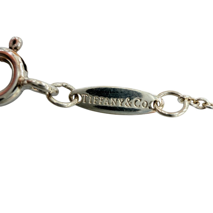 Great TIFFANY&Co. bracelet Color By the Yard 1P Aquamarine Silver AG925 Women