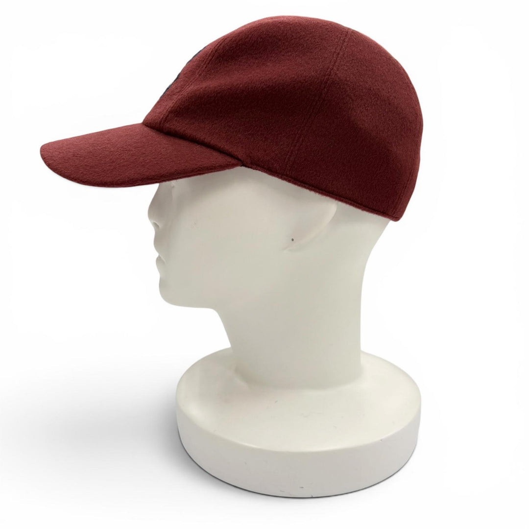 Pristine HERMES cap Davies H Serie hat cashmere mens 56
