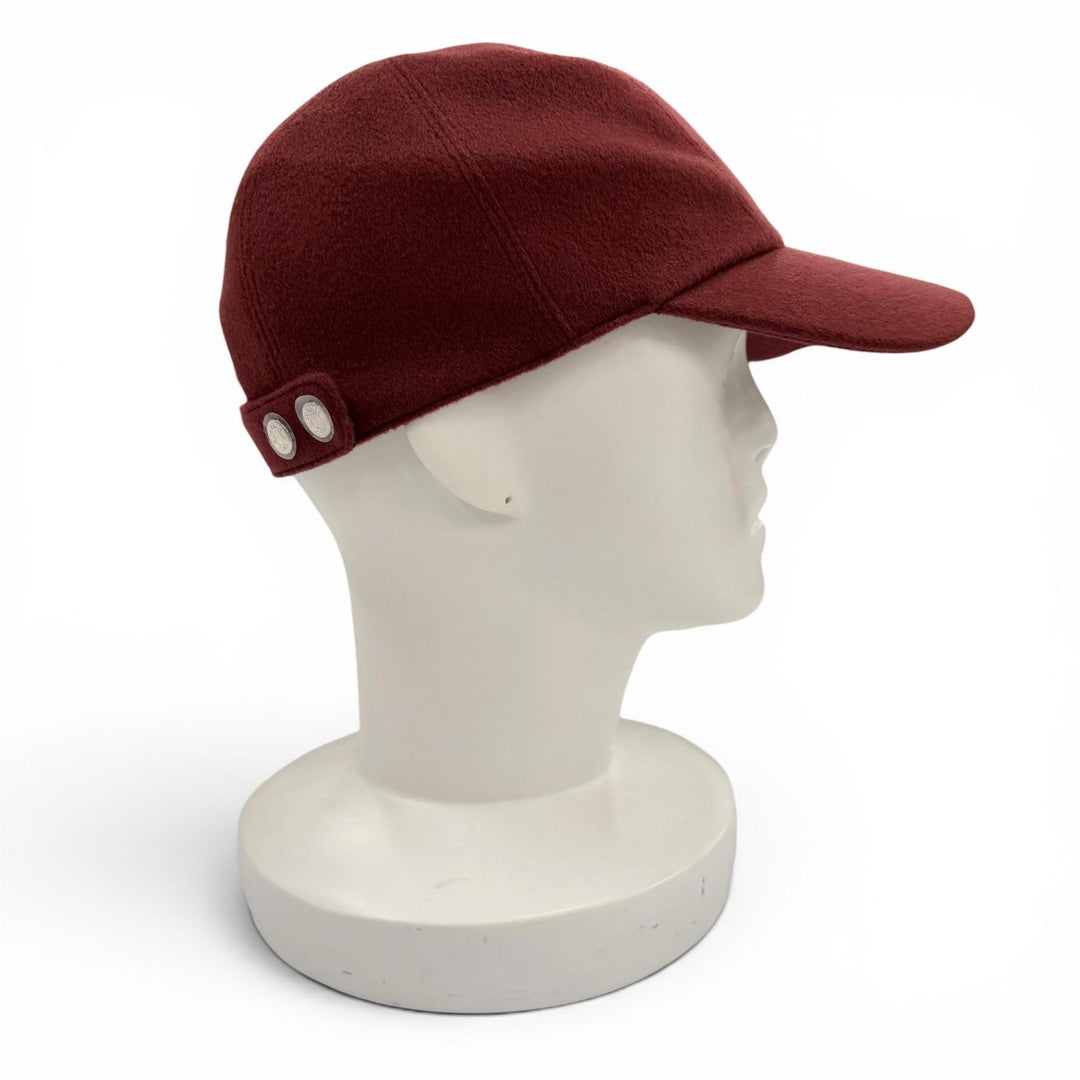 Pristine HERMES cap Davies H Serie hat cashmere mens 56