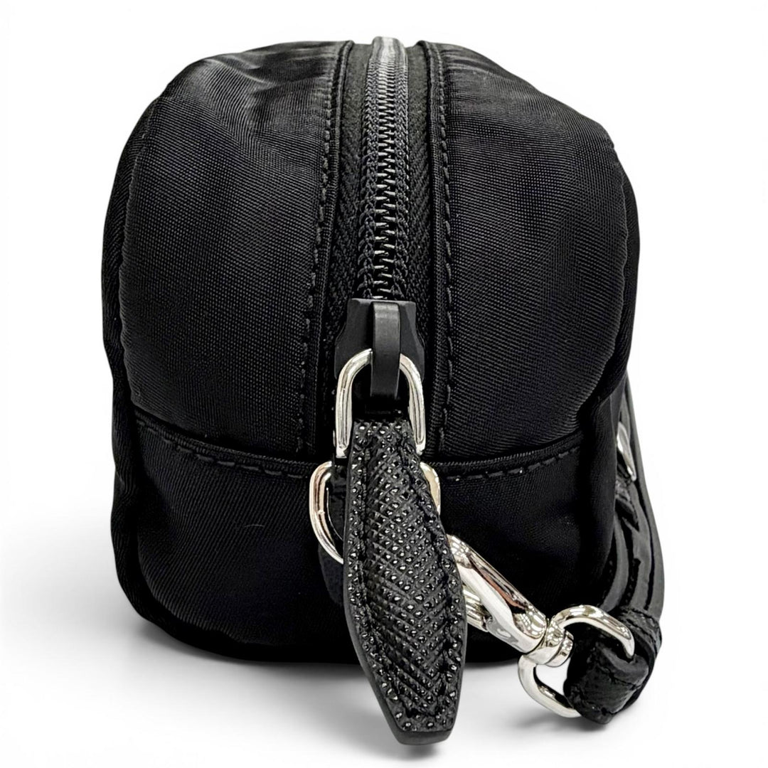 Excellent PRADA Cosmetics Pouch Vera Re-Nylon Mini Pouch Small triangle 1NS175