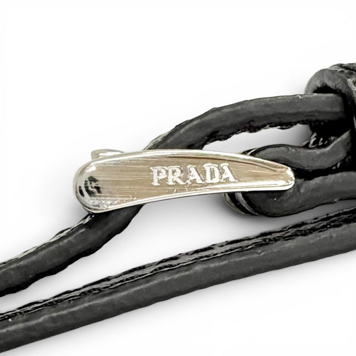 Excellent PRADA Cosmetics Pouch Vera Re-Nylon Mini Pouch Small triangle 1NS175