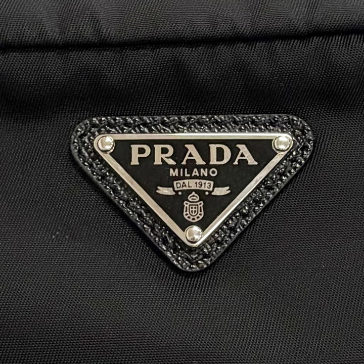 Excellent PRADA Cosmetics Pouch Vera Re-Nylon Mini Pouch Small triangle 1NS175