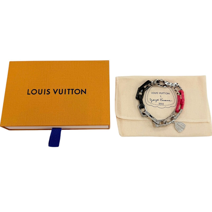 Great LOUIS VUITTON×Yayoi Kusama bracelet Bracelet Monogram Chain Infinity Dot