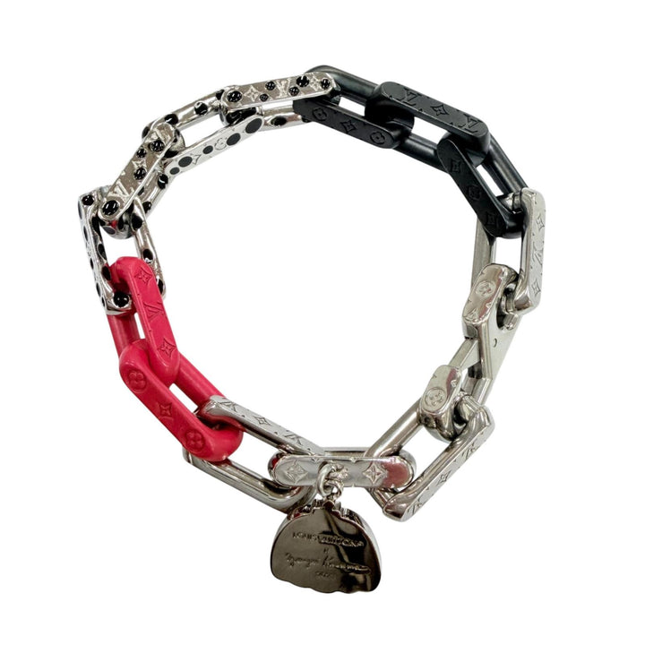 Great LOUIS VUITTON×Yayoi Kusama bracelet Bracelet Monogram Chain Infinity Dot