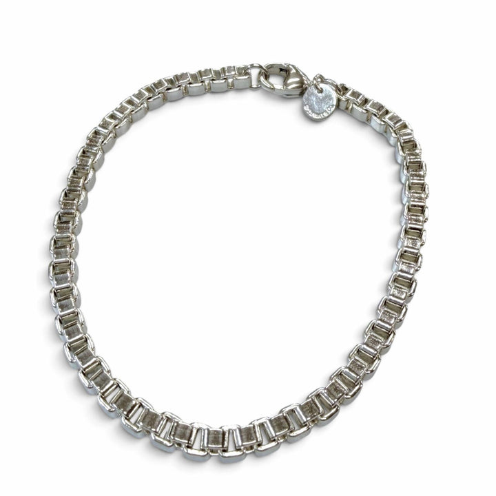 Great TIFFANY&Co. bracelet Venetian Chain Silver 925 mens