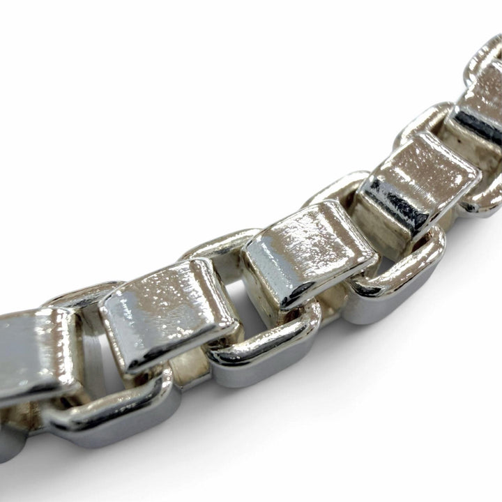 Great TIFFANY&Co. bracelet Venetian Chain Silver 925 mens