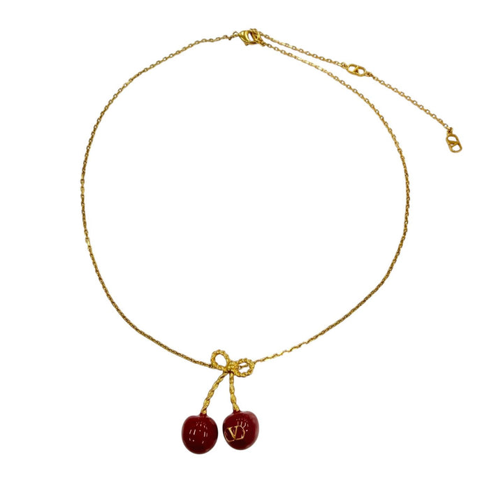 Excellent Valentino Garavani Necklace Cherific Red ー Women