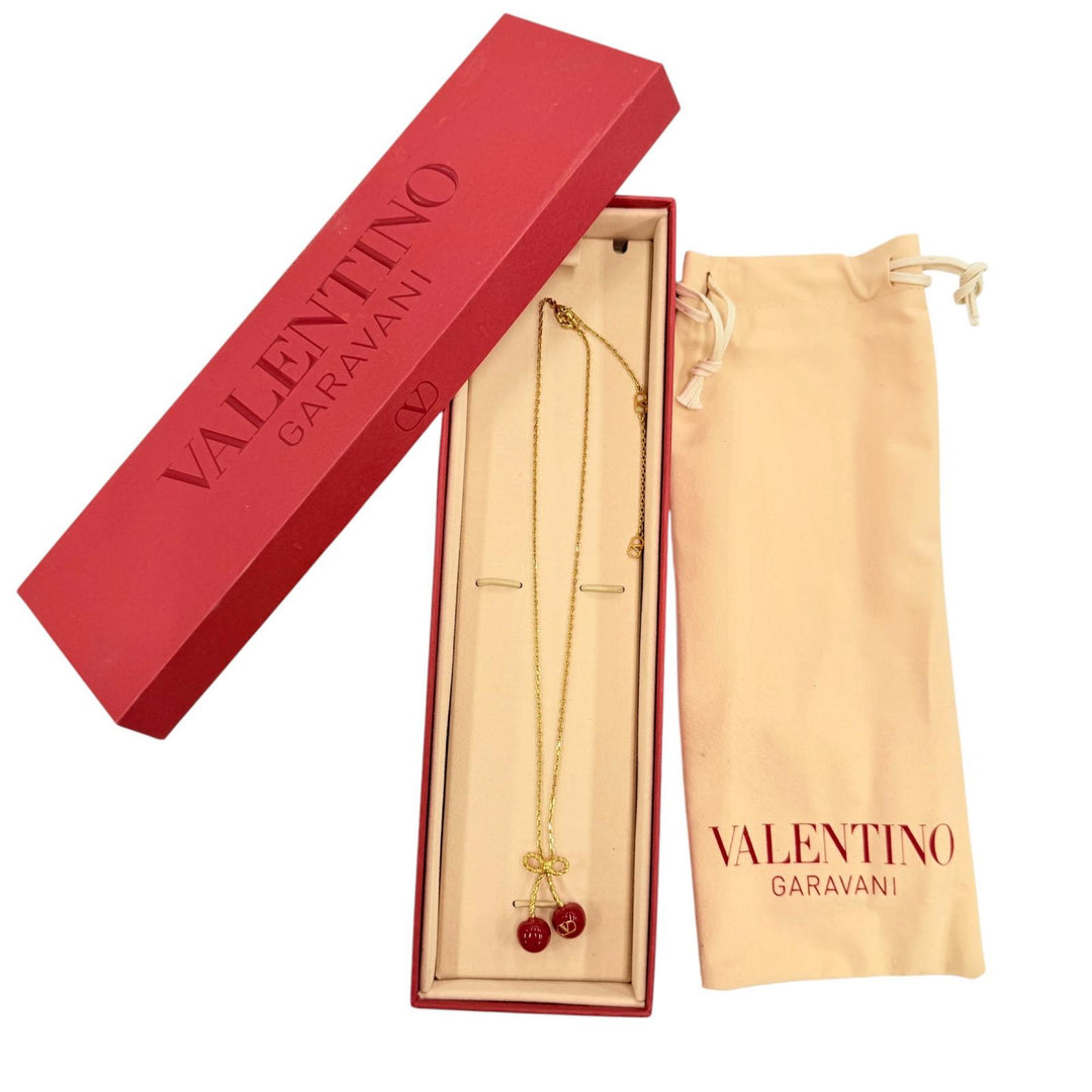 Excellent Valentino Garavani Necklace Cherific Red ー Women