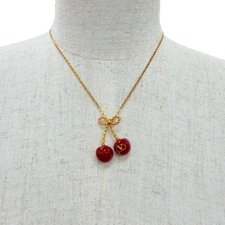 Excellent Valentino Garavani Necklace Cherific Red ー Women