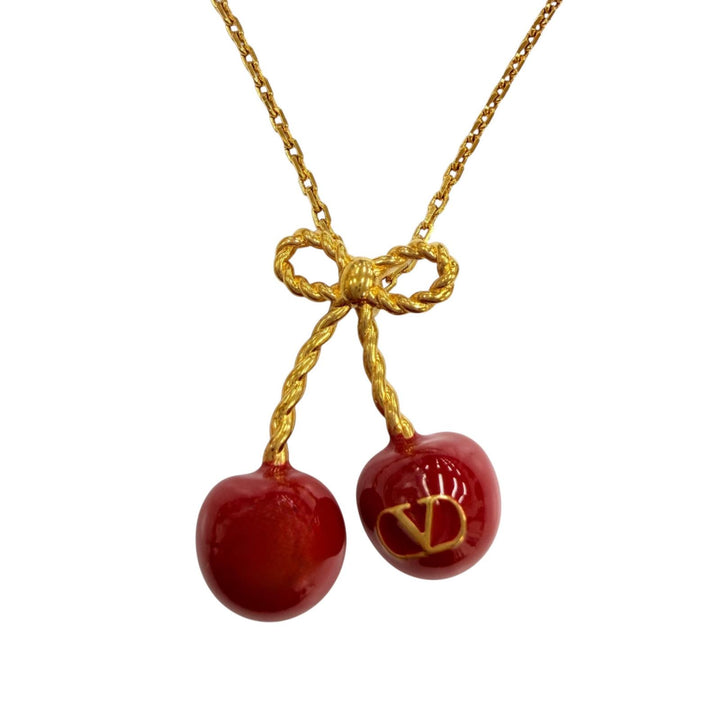 Excellent Valentino Garavani Necklace Cherific Red ー Women