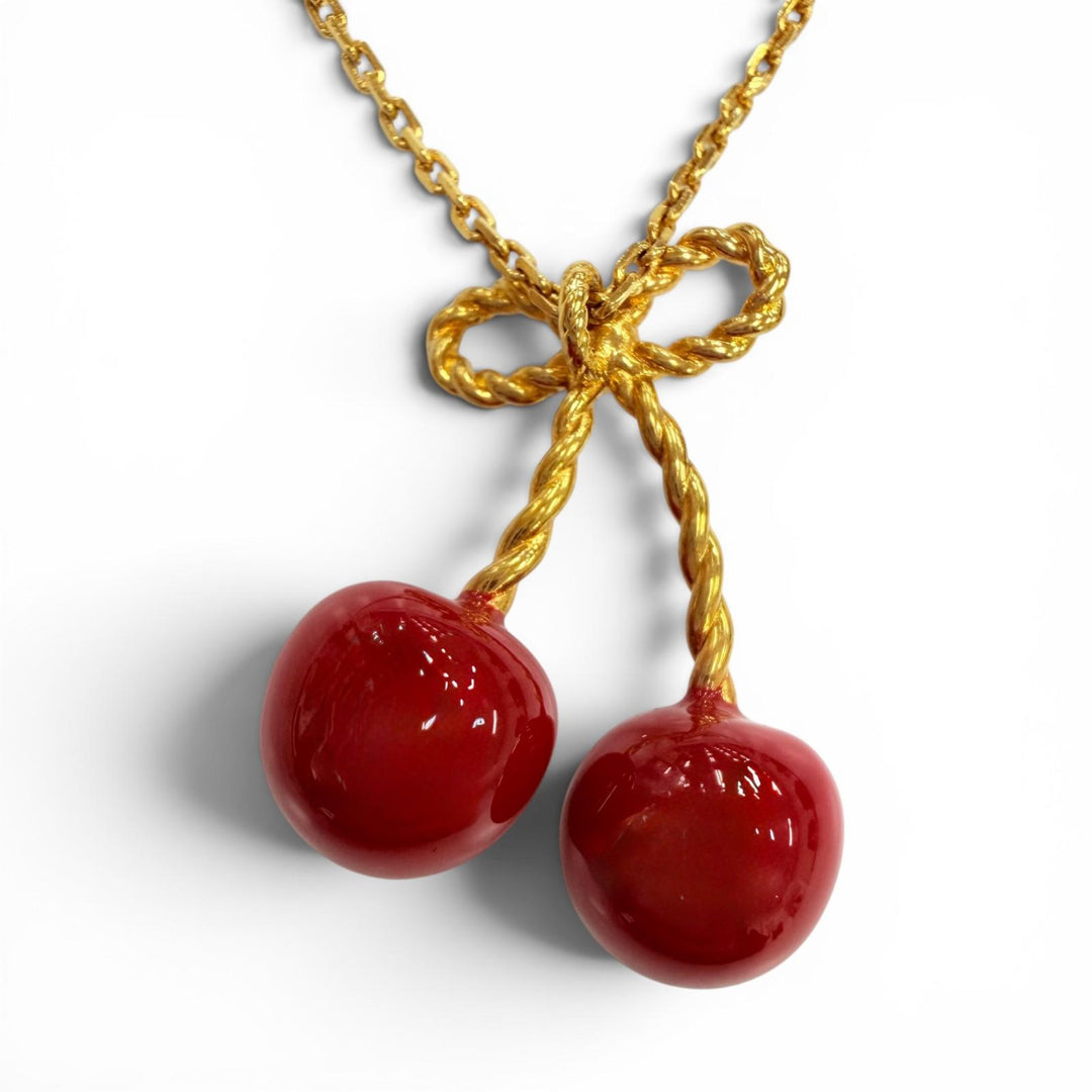 Excellent Valentino Garavani Necklace Cherific Red ー Women