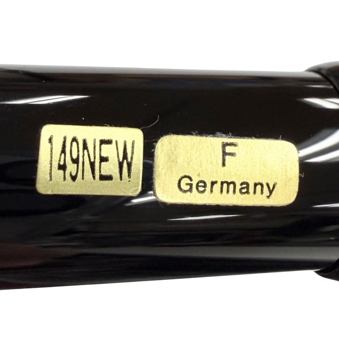 Excellent MONTBLANC fountain pen Meisterstück 149 white star black 18K mens