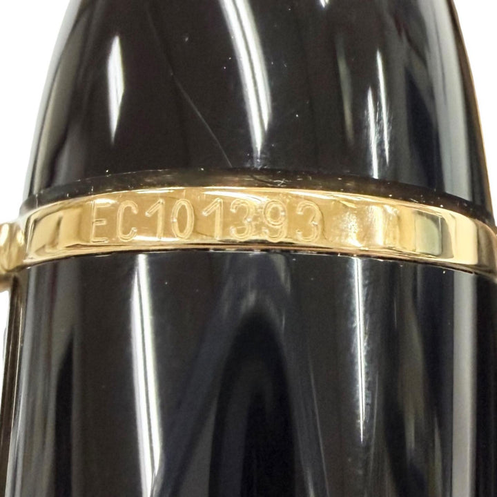 Excellent MONTBLANC fountain pen Meisterstück 149 white star black 18K mens