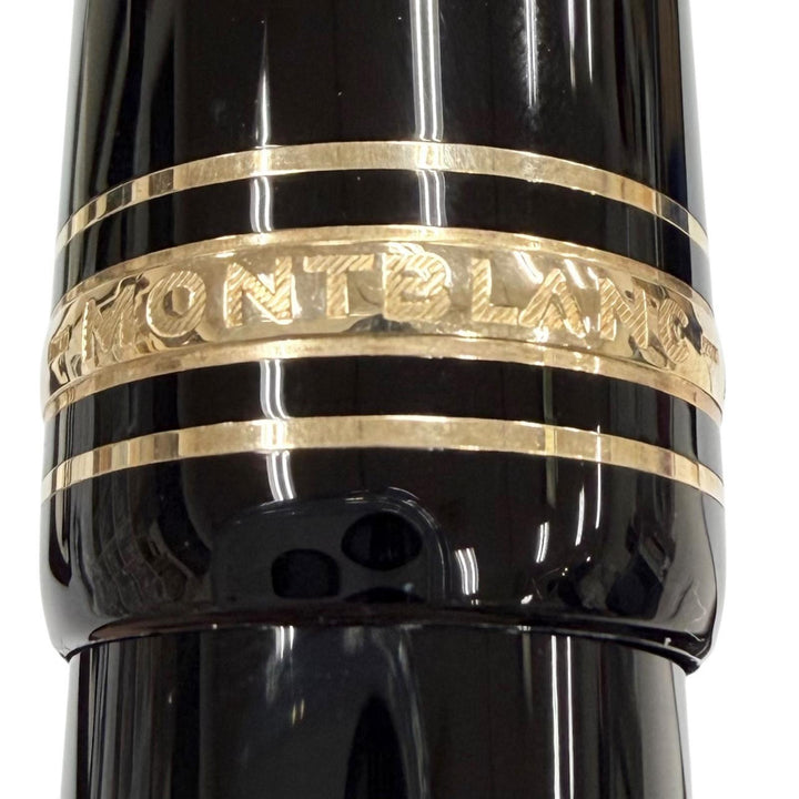 Excellent MONTBLANC fountain pen Meisterstück 149 white star black 18K mens