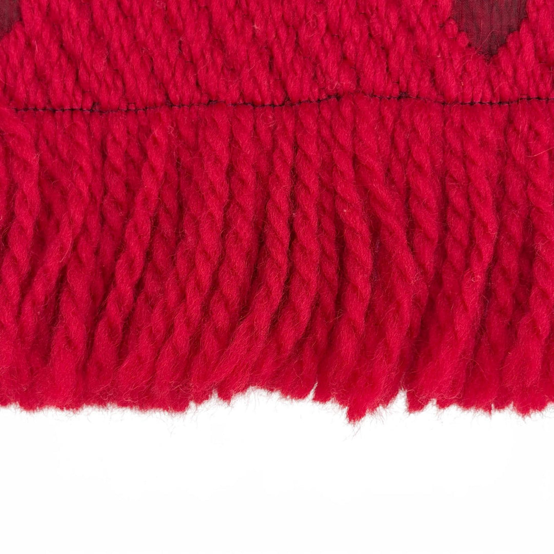 Great LOUIS VUITTON Scarf Escalp Logo Mania Monogram fringe wool Women M72432