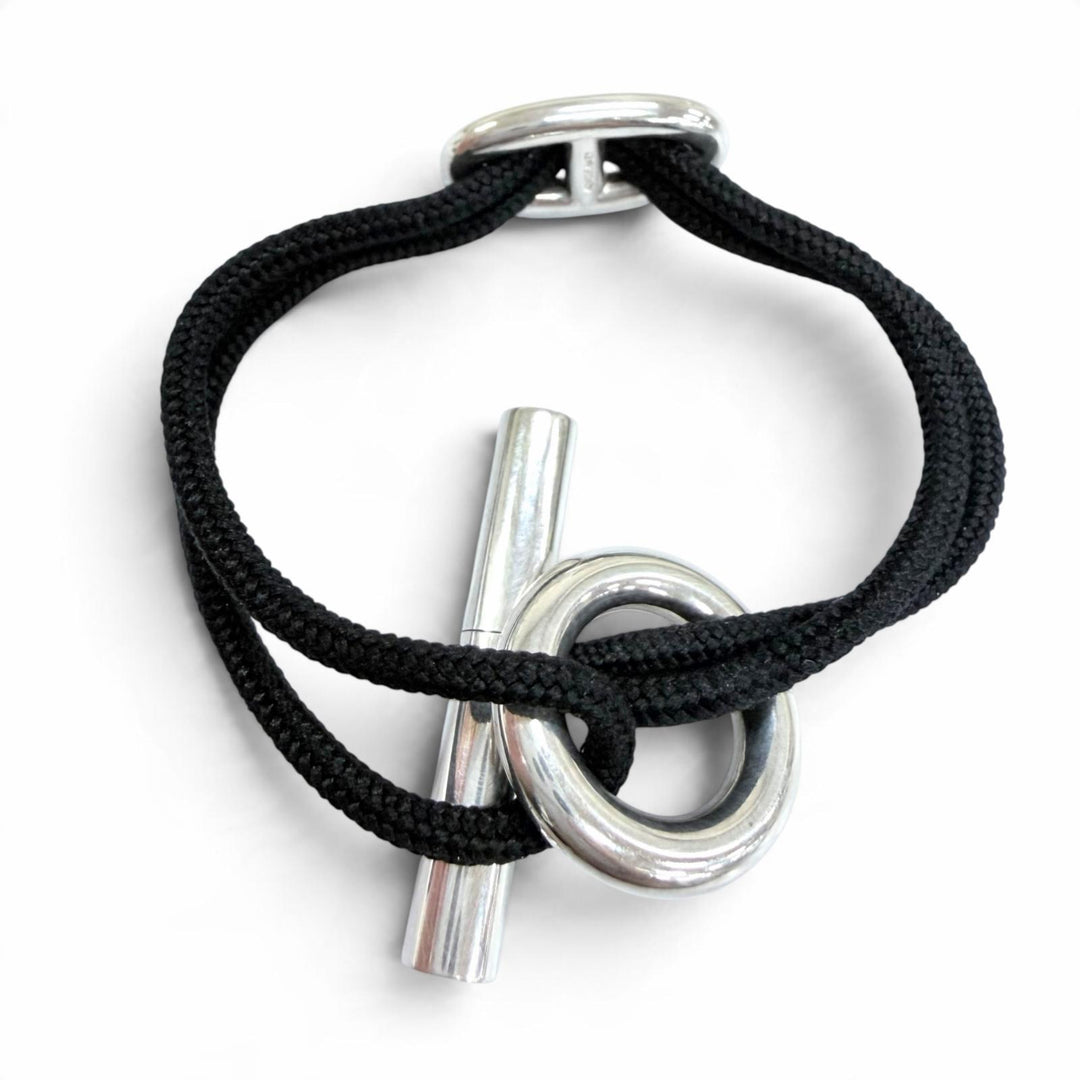 Great HERMES bracelet Chaine d'Ancre Skipper Silver AG925 Women