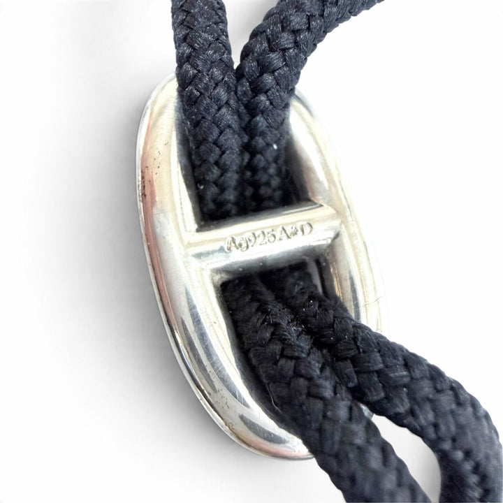 Great HERMES bracelet Chaine d'Ancre Skipper Silver AG925 Women