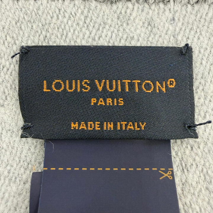 Great LOUIS VUITTON Scarf Escharp LV Essential Shine Silk blend fringe M78159