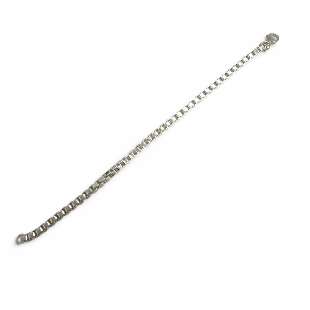 Great TIFFANY&Co. bracelet Venetian Chain accessories Silver AG925 mens