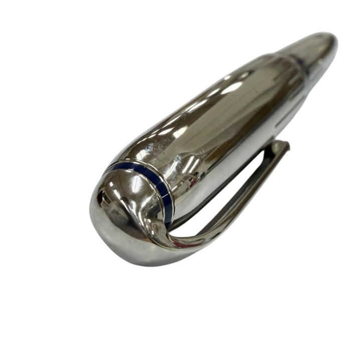 Excellent Cartier Ballpoint pen Art Deco 1997 Limited Edition Silver mens