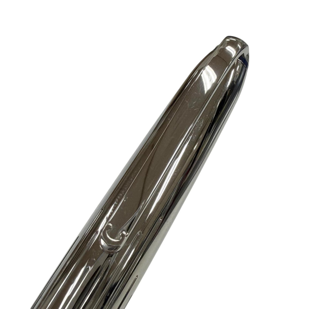 Excellent Cartier Ballpoint pen Art Deco 1997 Limited Edition Silver mens