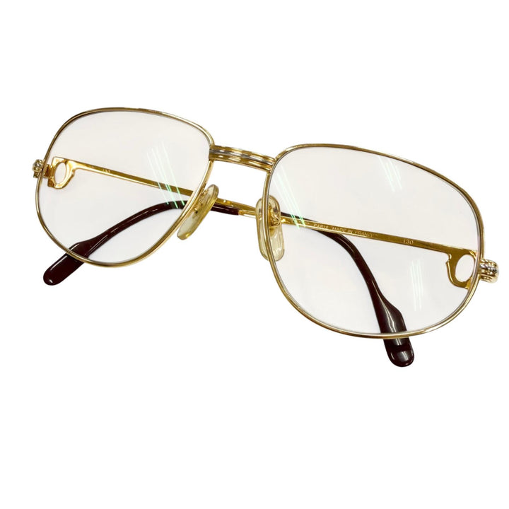 Very Good Cartier sunglasses Trinity Gradient Lens Eyewear gold mens