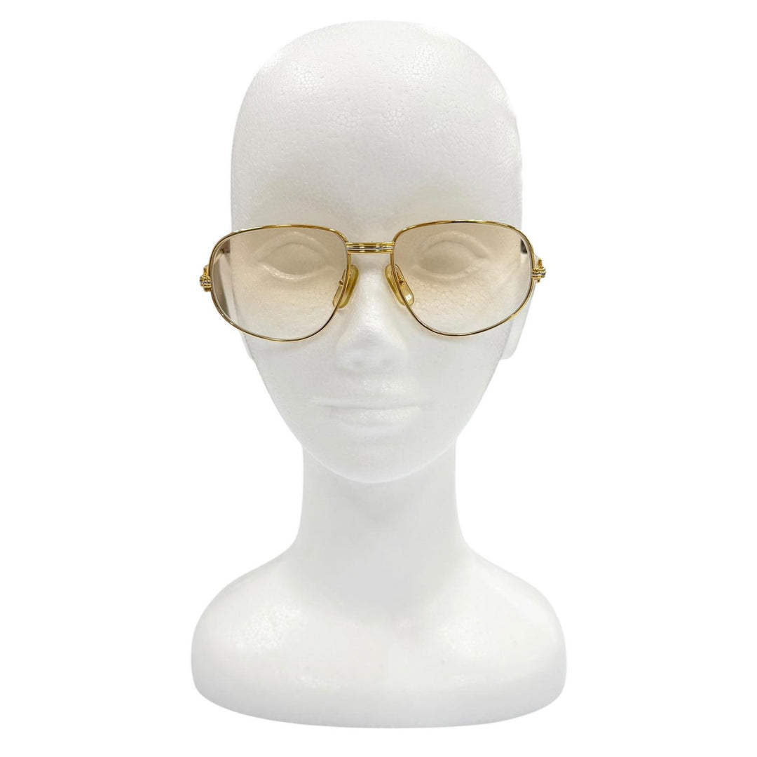 Very Good Cartier sunglasses Trinity Gradient Lens Eyewear gold mens