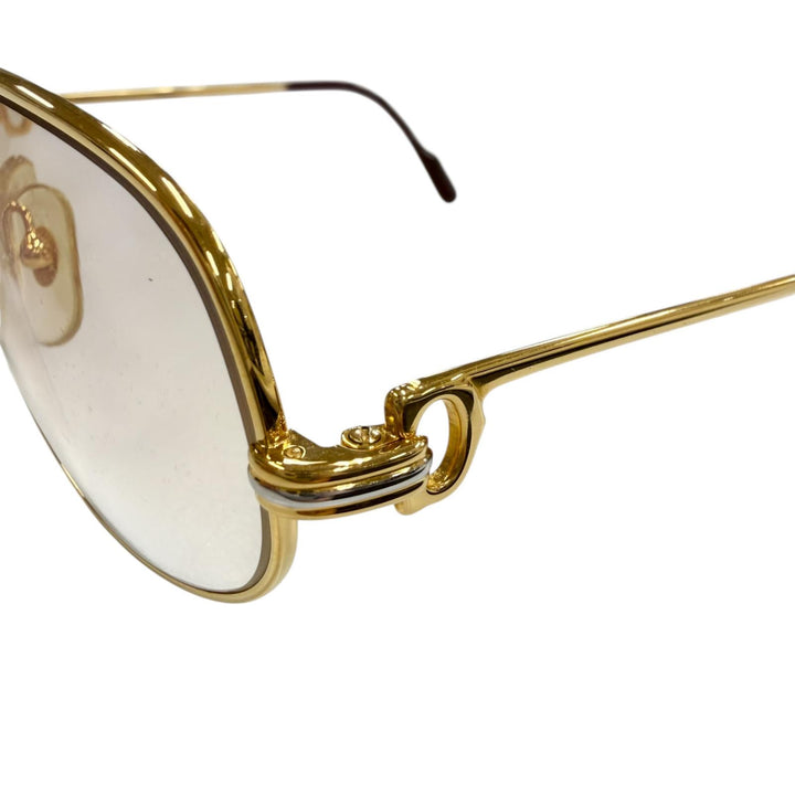 Very Good Cartier sunglasses Trinity Gradient Lens Eyewear gold mens