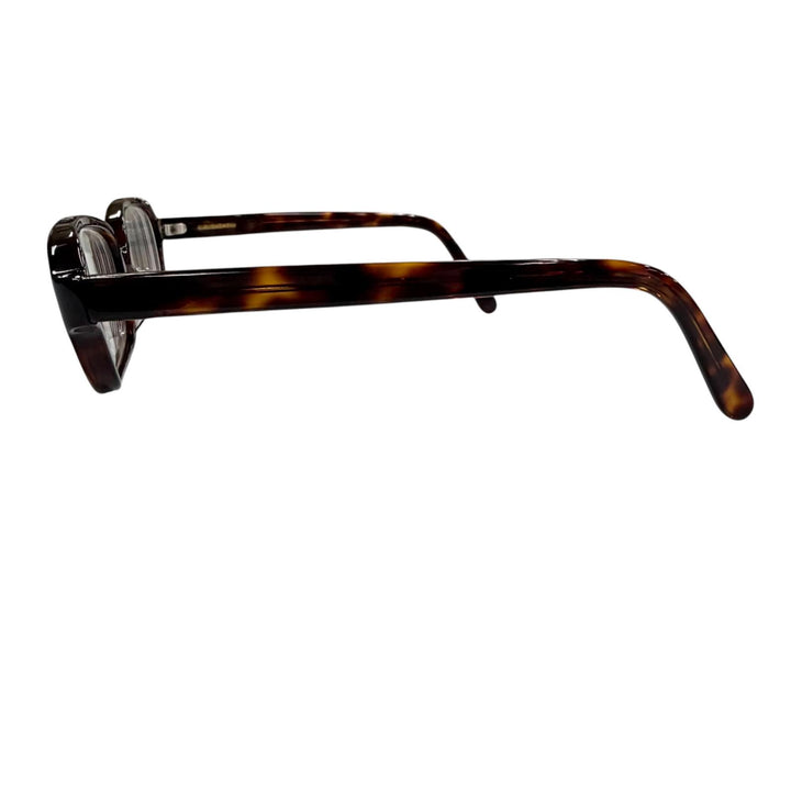 Very Good 白山眼鏡 Glasses Tortoiseshell pattern square Clear brown ー mens