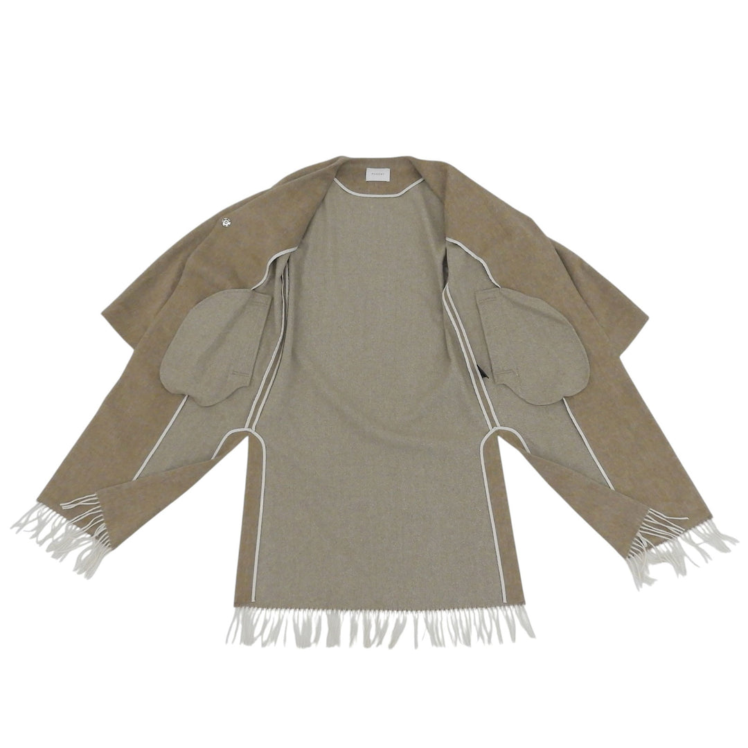 Excellent PHEENY coat BEAVER FRINGE COAT Long with fringe Women F PA19-C003