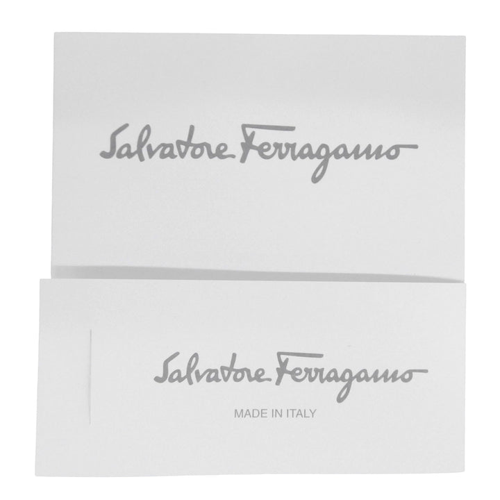 Pristine Salvatore Ferragamo Golf and Tennis Patterned Tie Set (2 pieces) Navy