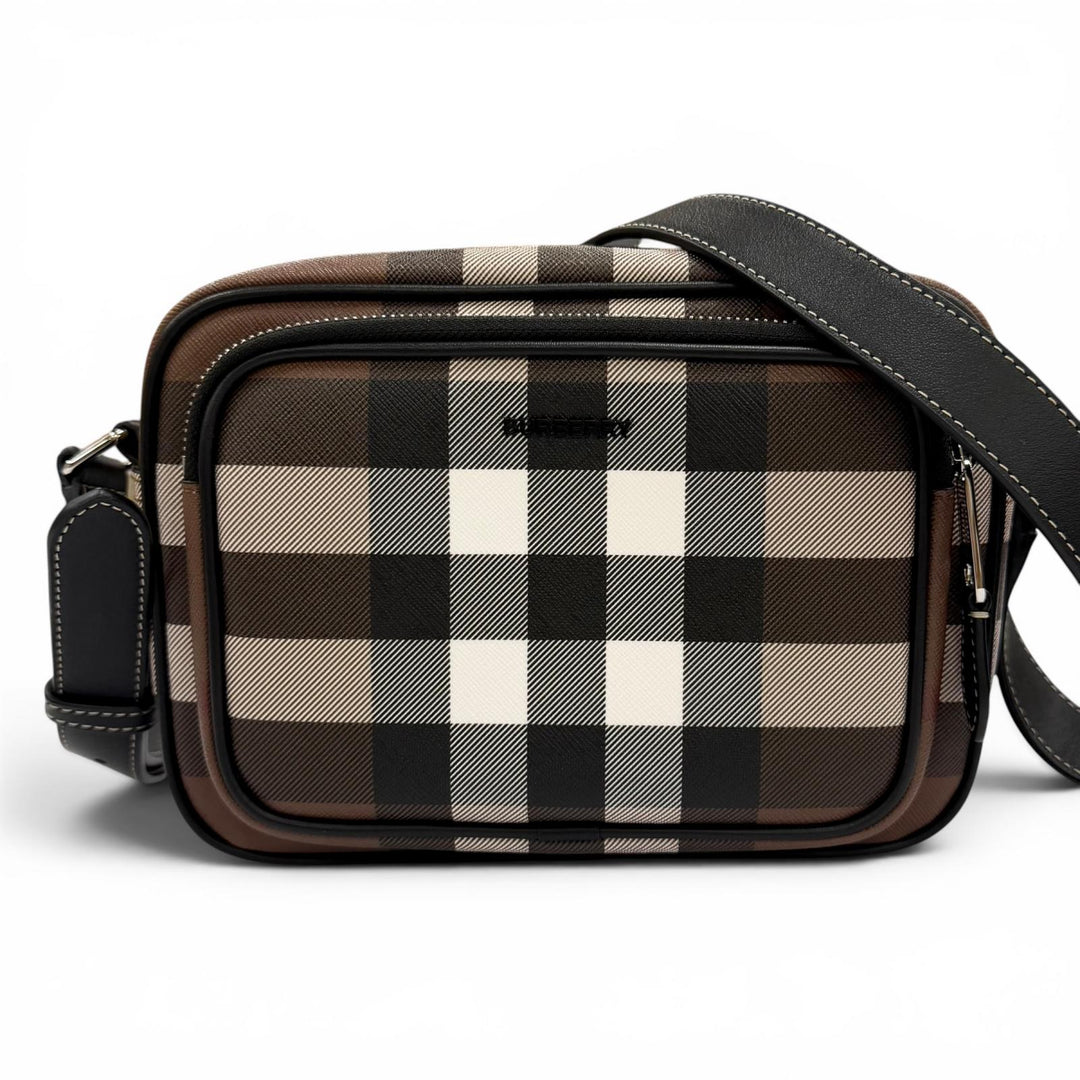 Excellent BURBERRY Shoulder Bag Paddy Brown Polyurethane Women 8049145