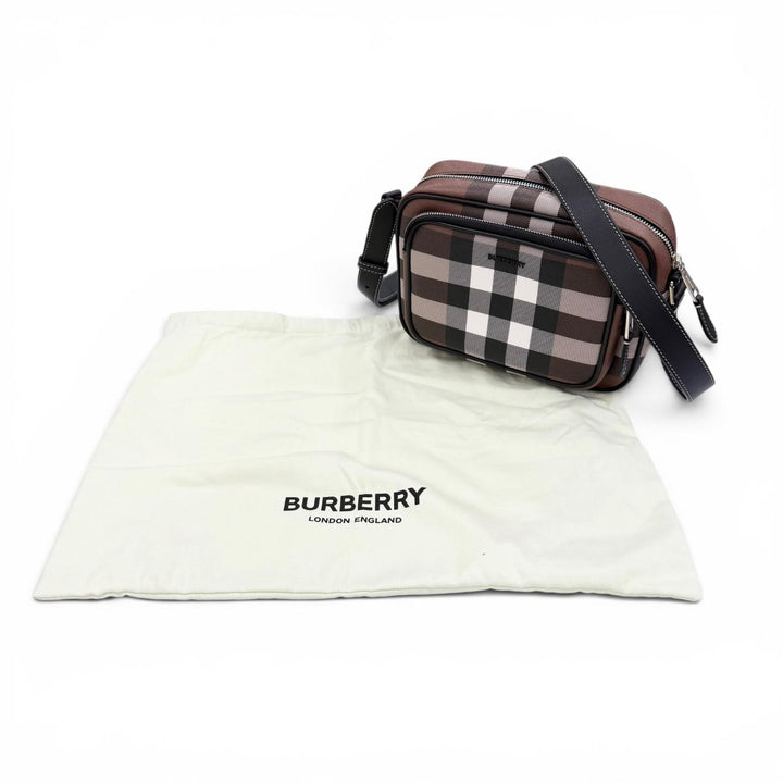 Excellent BURBERRY Shoulder Bag Paddy Brown Polyurethane Women 8049145